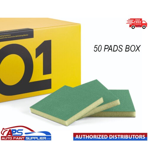 Q1 Double Sided Sanding Sponges SUPER FINE Softback Abrasive Sanding 50 pads Box